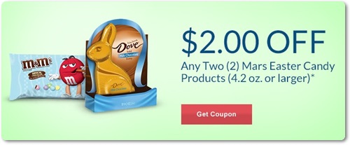 Mars easter candy printable coupon